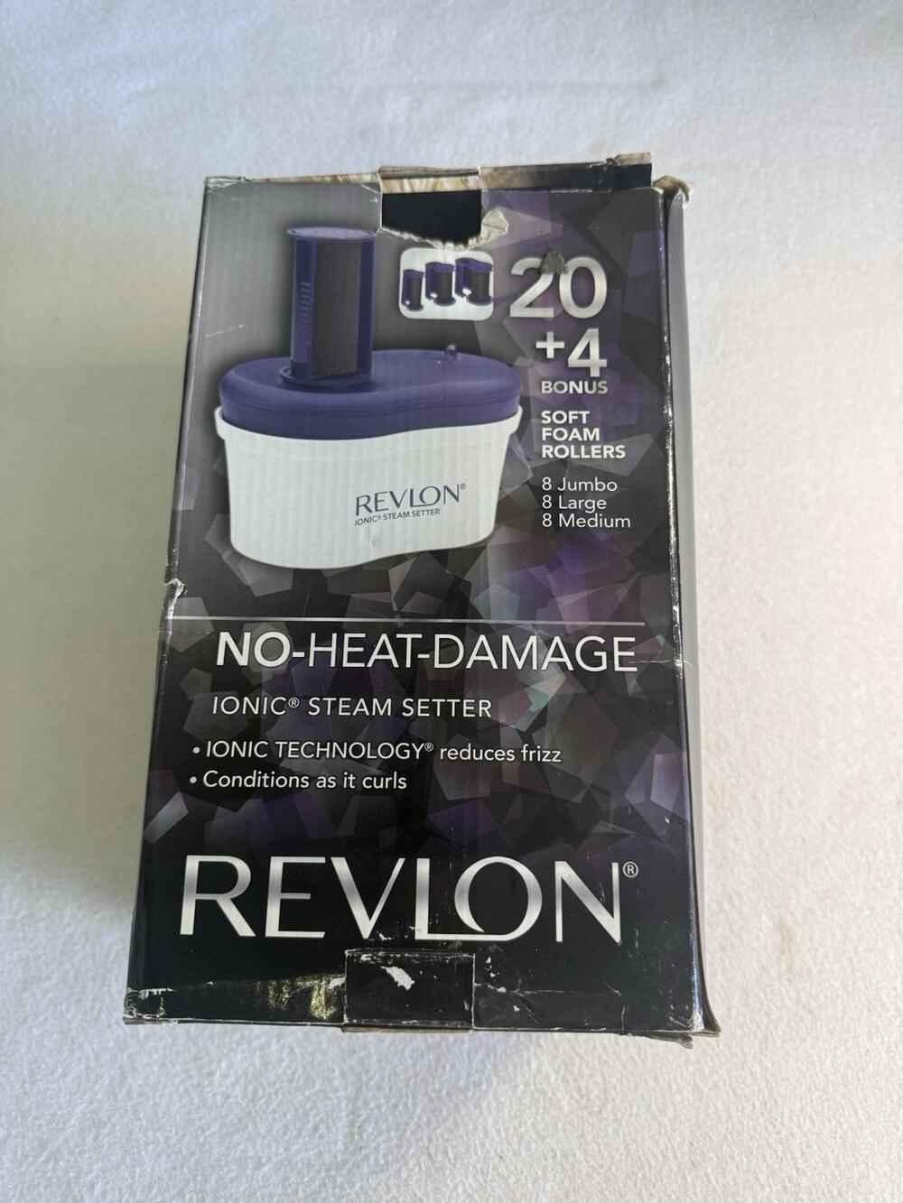 Revlon Ionic Steam Setter 20+4 Bonus Pack No Heat Damage